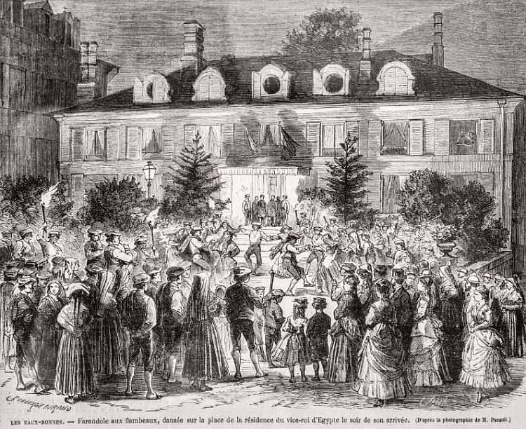 Eaux Bonnes vers 1840