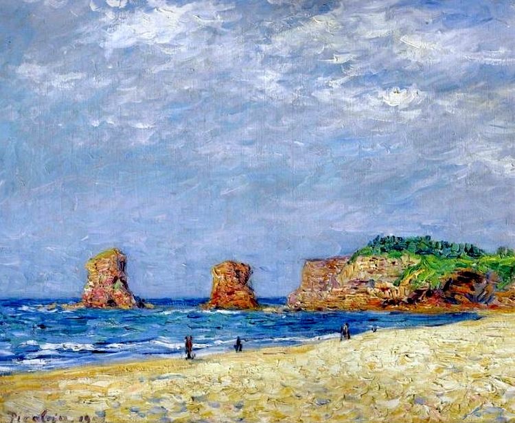 Rochers jumeaux de Hendaye par Francis Picabia