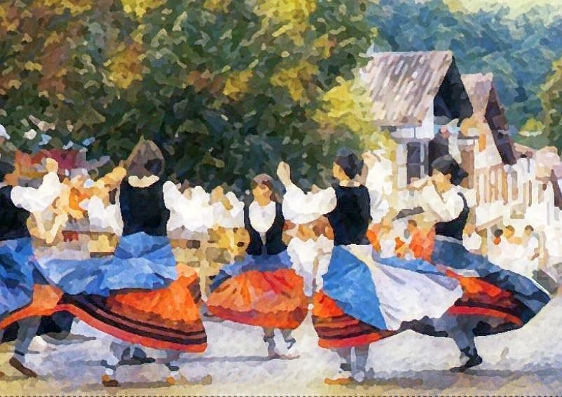 F&ecirc;te &agrave; la Bastide Clairence par Dan Kopel