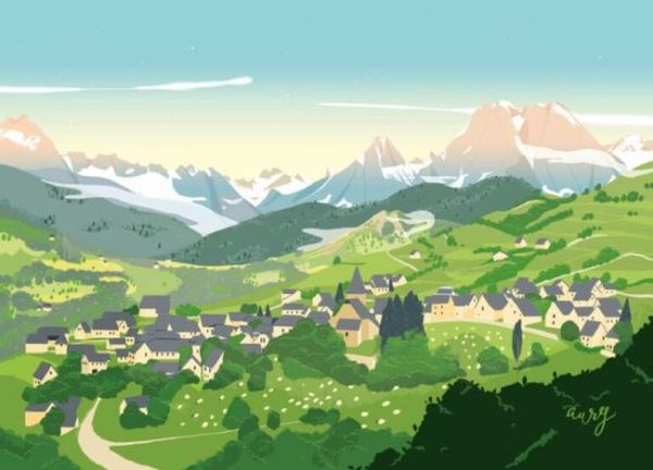Lescun l'&eacute;t&eacute; par Aur&eacute;lie Nouqueret