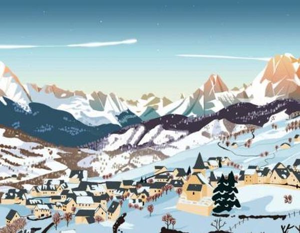 Lescun l'hiver par Aur&eacute;lie Nouqueret