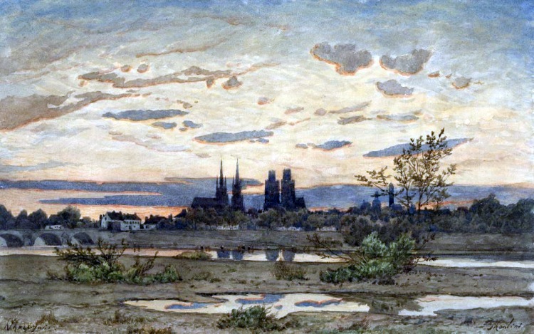 Moulins par Joseph Harpignies