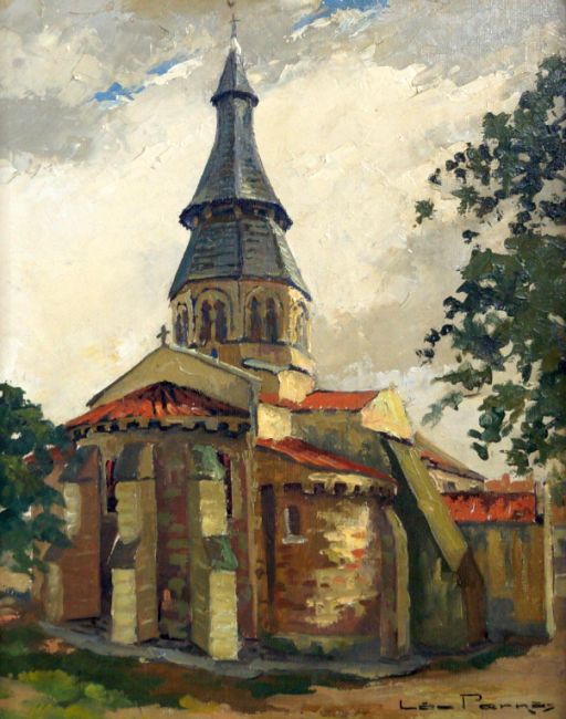 Eglise de N&eacute;ris-les-Bains par L&eacute;opold Pernes