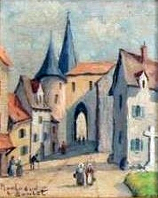 Rue de Montlu&ccedil;on par Emile Boulet