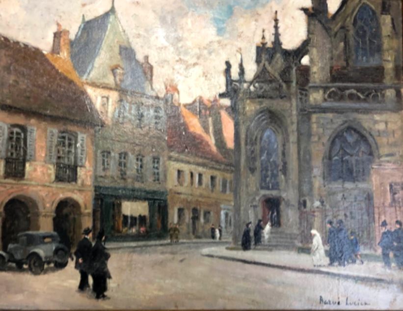 L'Auvergne sous la neigepar Albert Lebourg