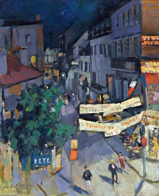 Vichy  la nuit par Constantin Korovine