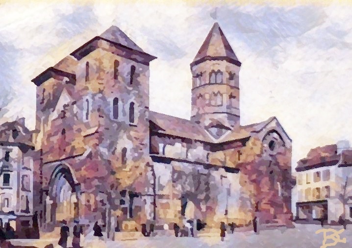 Basilique de Mauriac par Dan Kopel