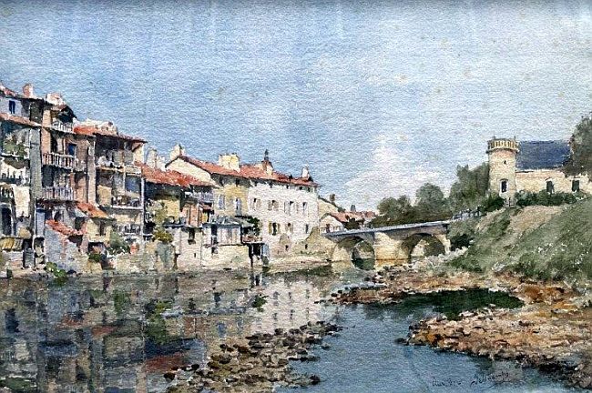 Vue d'Aurillac par Louis Deschamps