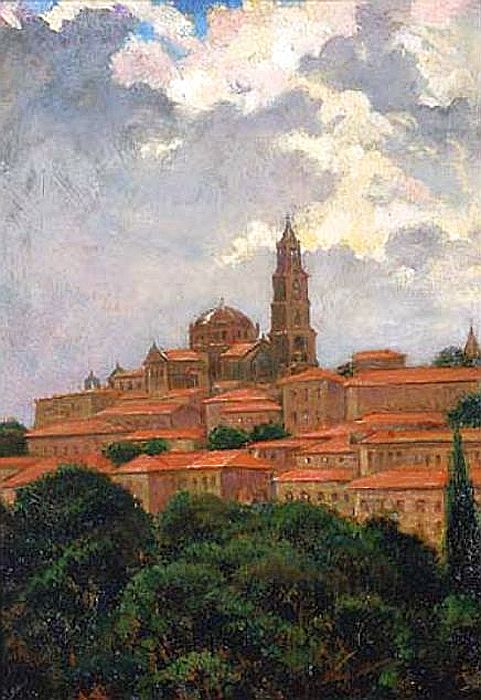 Cathedrale du Puy en Velay par james Carroll Beckwith