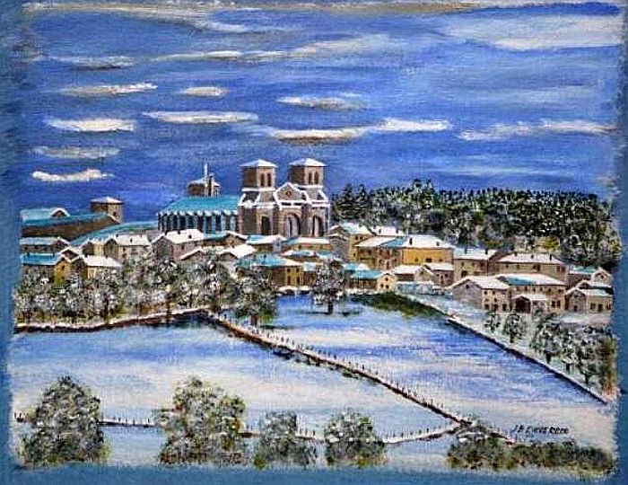 Cathedrale du Puy en Velay par james Carroll Beckwith