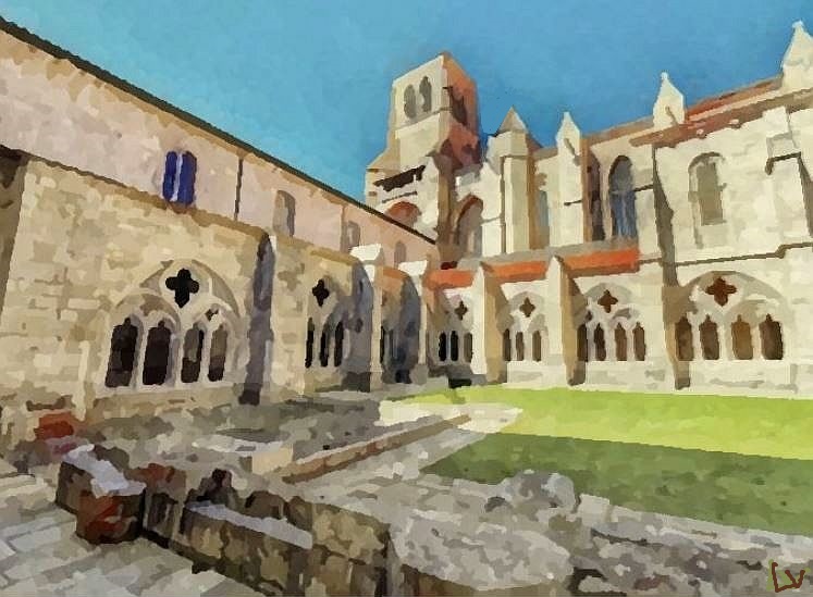 Cloitre de  La Chaise Dieu par Laura Voolu