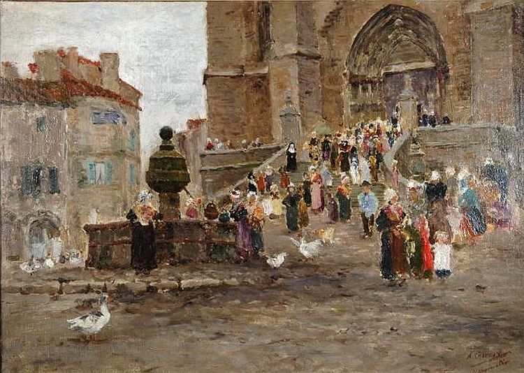 Eglise de la Chaise Dieu par Armand Charnay