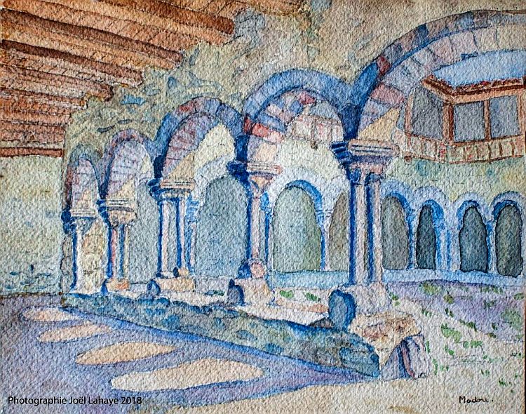 Cloitre abbaye de Lavaudieu par Madou Rivoire