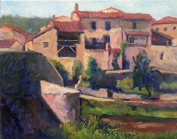 fa&ccedil;ades &eacute;clair&eacute;es &agrave; Lavaudieu par Alain Lutz