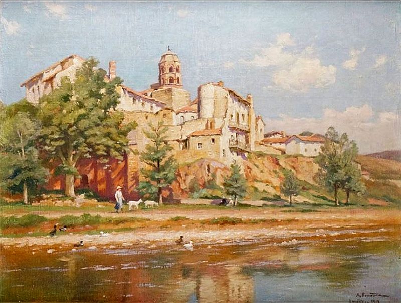 La S&eacute;nouire &agrave; Lavaudieu par Alfred Renaudin