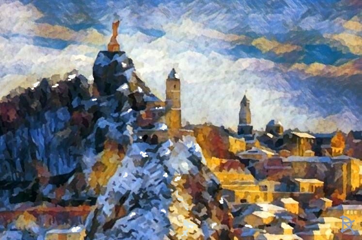Puy-en-Velay  sous la neige par Dan Kopel