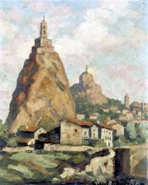 Rocher St-Michel d'Aiguilhe par Gabriel Moiselet