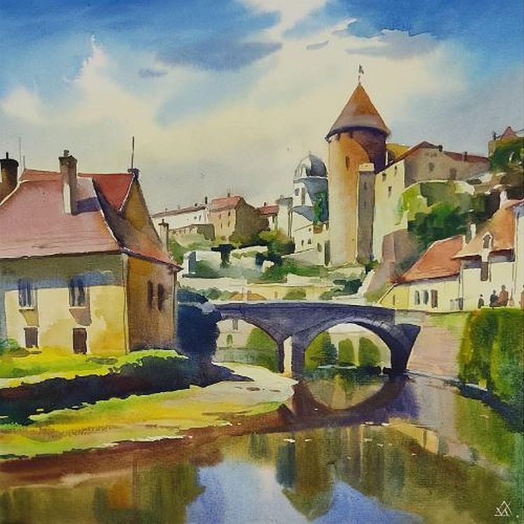 Chateauneuf en Auxois par Vassily Khodakivskyi 