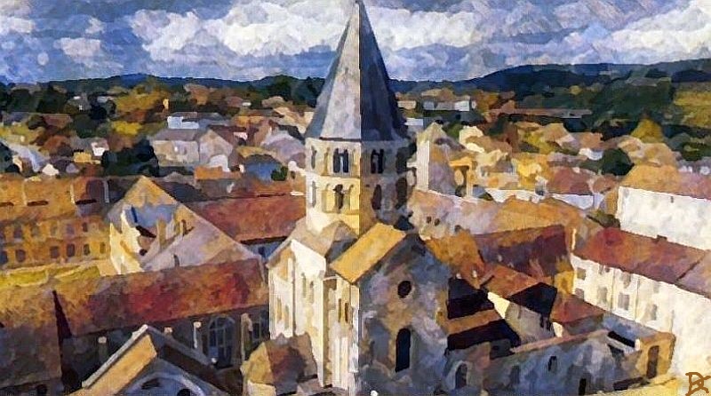 Vue de Cluny p ar Dan Kopel