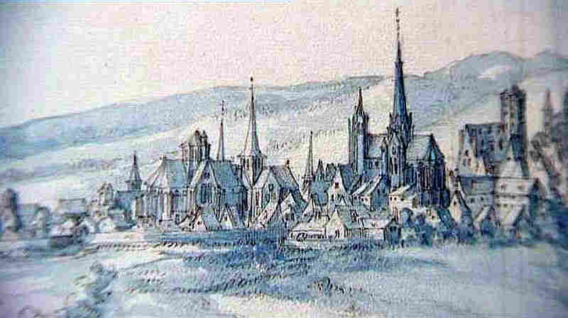  Dijon en  1610 par Etienne Martellange