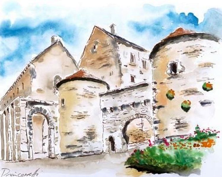 /porte de flavigny-sur-ozerain par princerretti