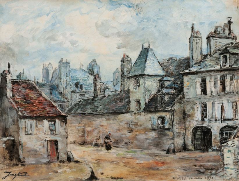 Nevers par John Barthold Jongkind