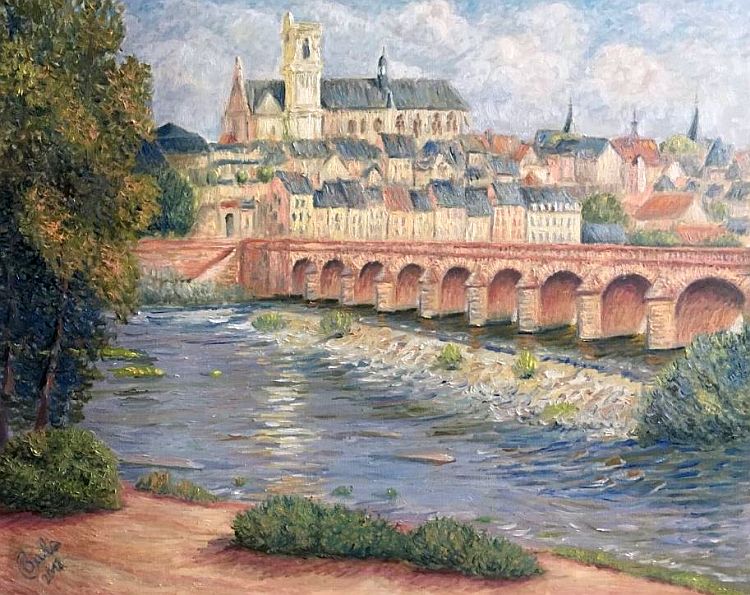 Pont sur la Loire,, Nevers par Balasz Buda