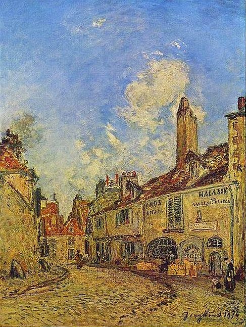 Rue de Nevers par John Barthold Jongkind