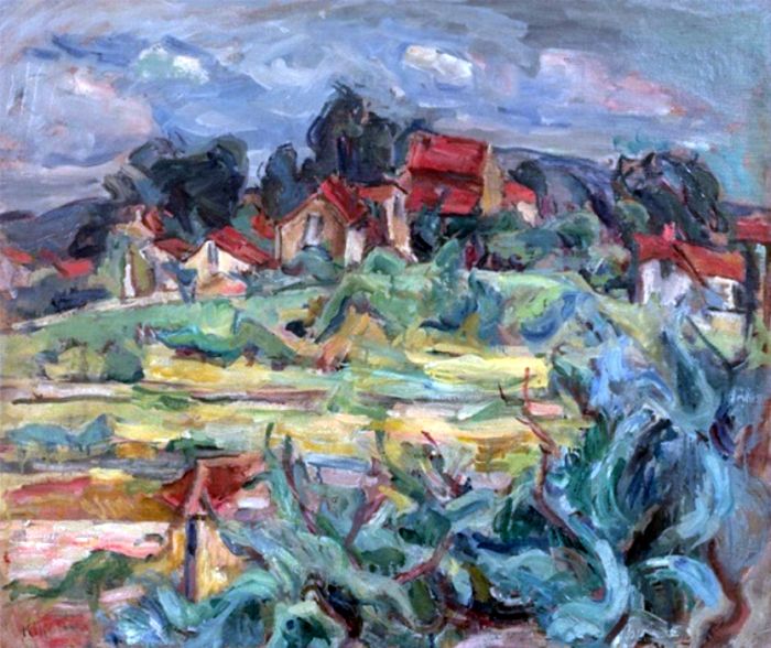 Paysage de Bourgogne par Michel Kiko&iuml;ne