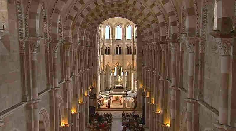 Messe, basilique de Vezelay
