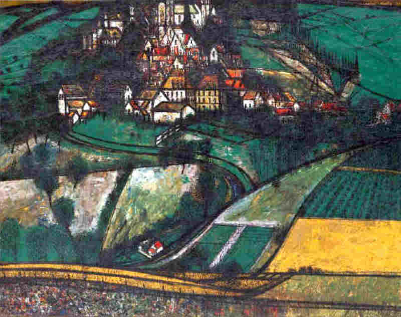 vezelay by hanry lambert naudin-