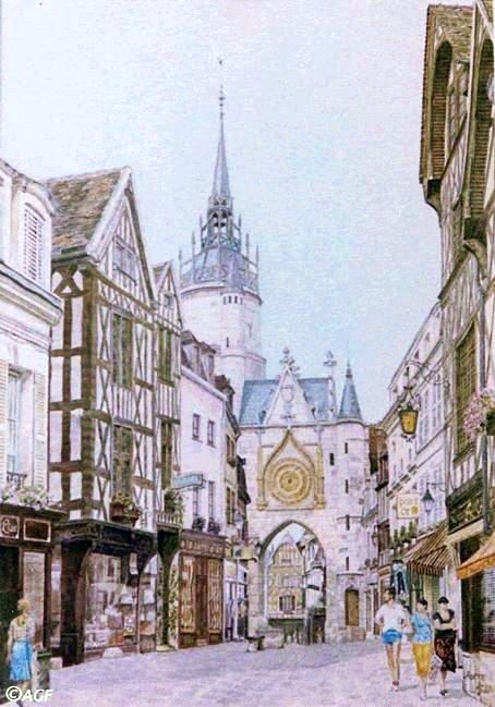 Tour de l'Horloge &agrave; Auxerre par Andrew-forest