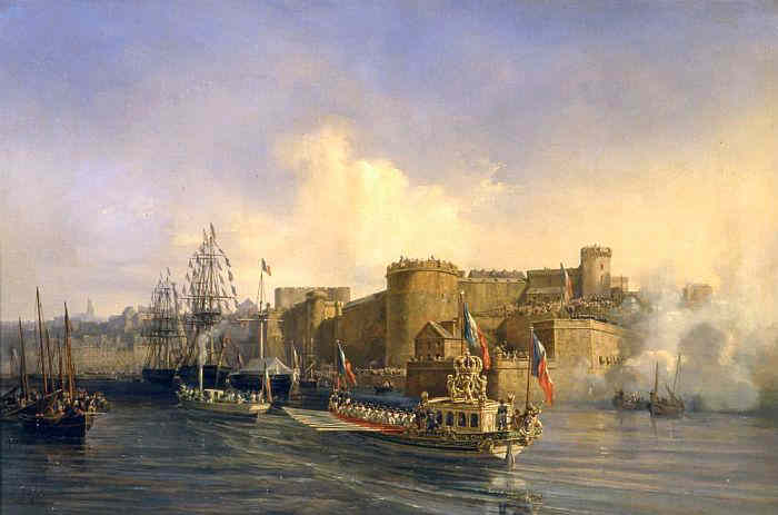 Visite Napol&eacute;on III &agrave; Brest par Auguste Meyer
