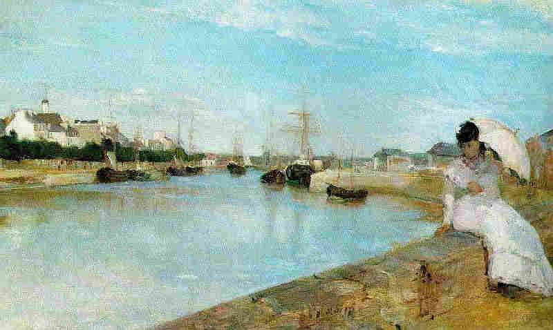 Femme &agrave; Lorient par Berthe Morisot
