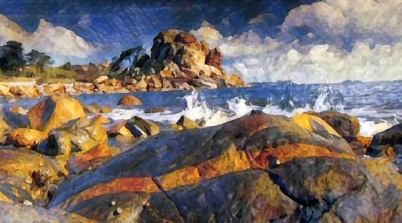 Au gr&egrave;s de la c&ocirc;te bretonne par Dan Kopel