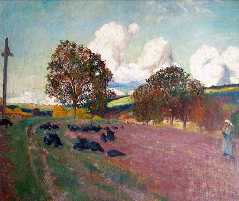 Paysage breton par Robert Delaunay