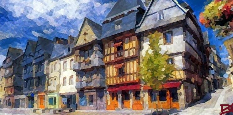 Vieille smaisons Lannion par Dan Kopel