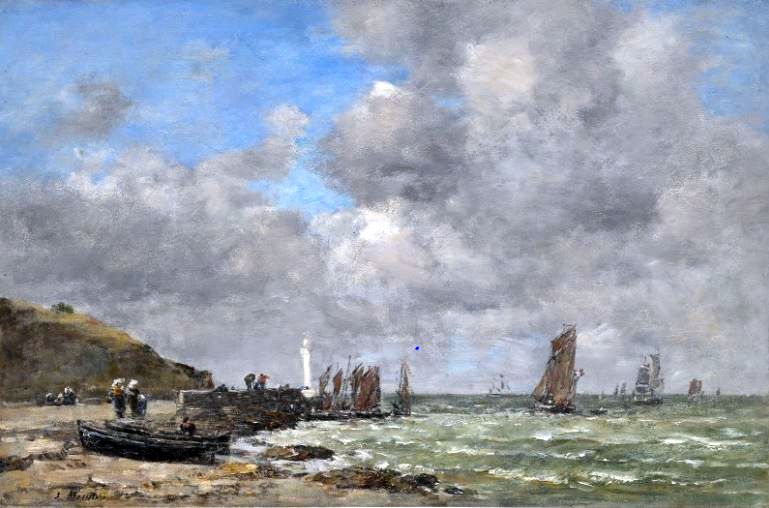 Saint-Brieuc  par Eug&egrave;ne Boudin
