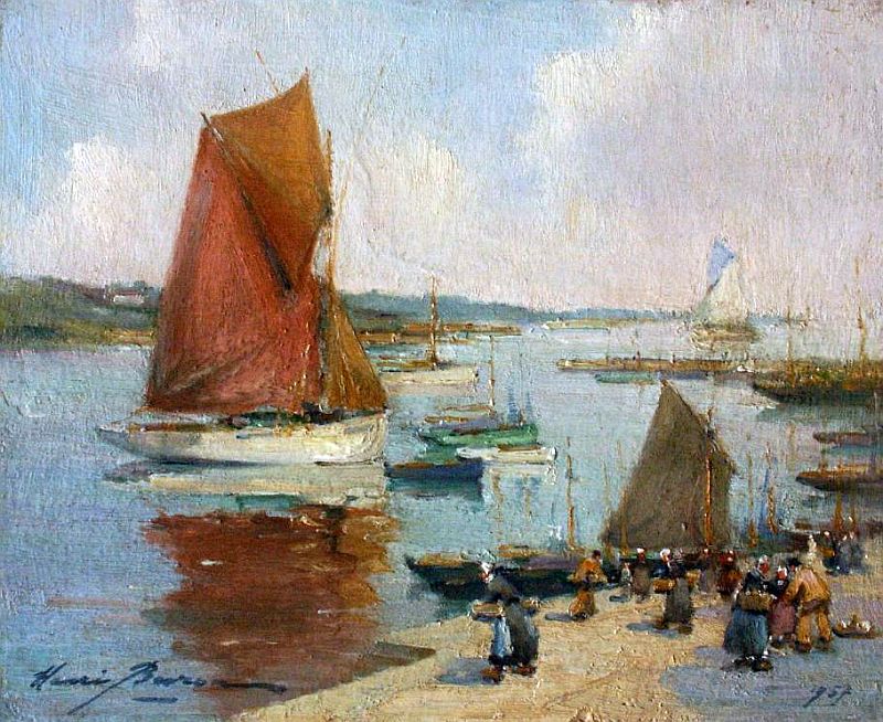 Port de Concarneau par Henri Menessier