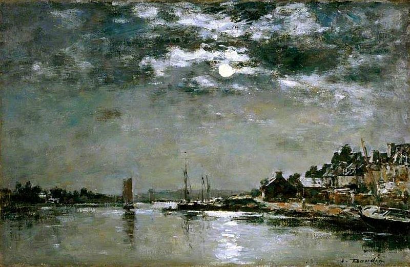 Le Faou par  Eugene Boudin