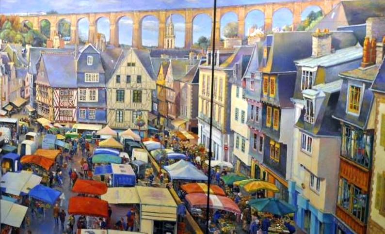 Morlaix par herv&eacute; Chateau