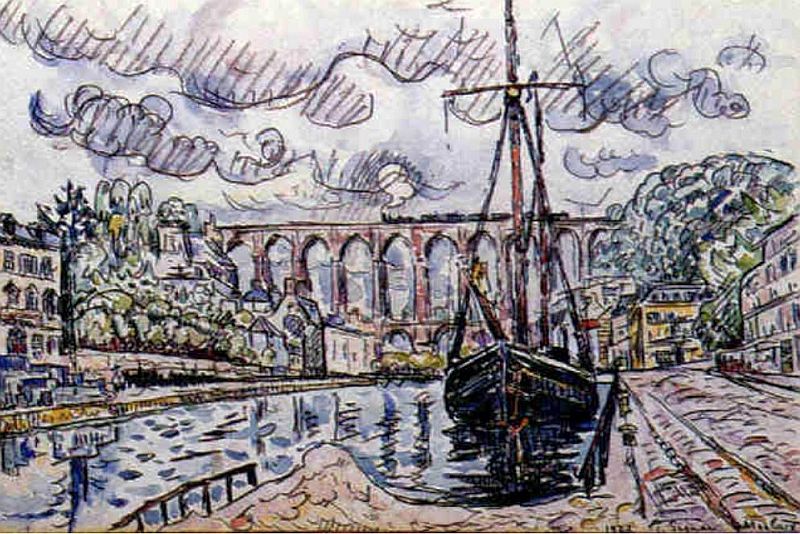 Morlaix par Paul Signac