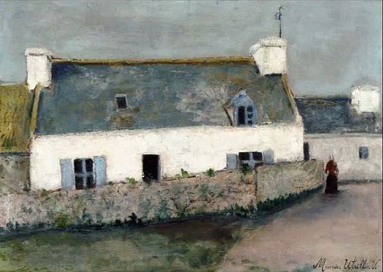 Ferme &agrave; Ouessant  par Maurice Utrillo