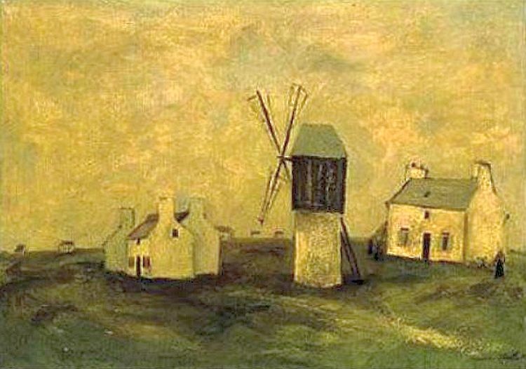 Moulin &agrave;   Ouessant  par Maurice Utrillo