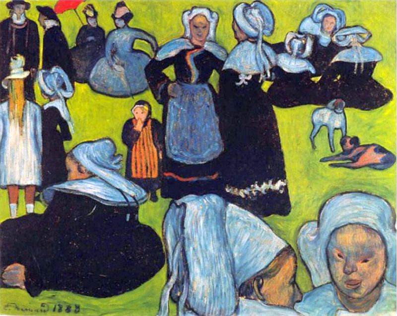 Pardon de Pont Aven par  Emile Bernard