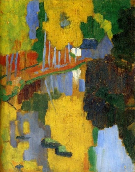 Pont Aven par  Paul S&eacute;rusier