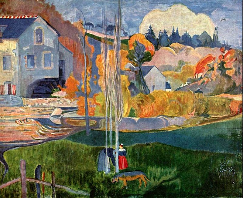 Moulin David &agrave; Pont-Aven par Paul Gauguin