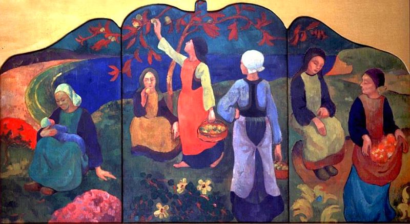 Triptyque de Pont Aven par  Paul S&eacute;rusier