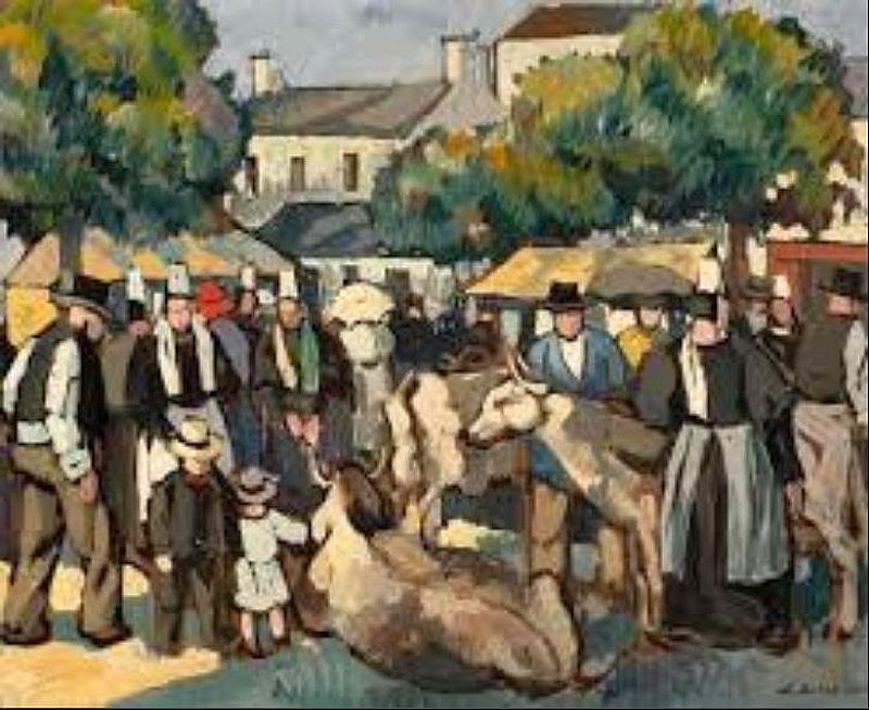 March&eacute;  Pont-l'Abb&eacute; par   Pierre Savigny de Belay