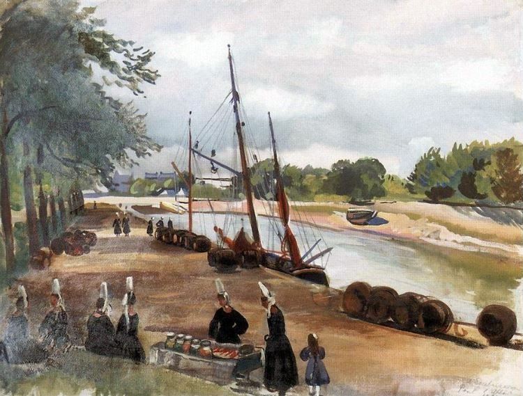   Pont-l'Abb&eacute; par  Zinaida Serebriakova
